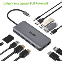Acer Adattatore Multiporta USB Type-C 12 in 1 | Argento Acer