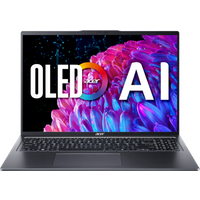 Acer Swift Go 16 OLED, SFG16-72, Notebook Ultrasottile, 16" Intel Core Ultra 9, 32GB RAM, 1TB SSD, Intel Arc Graphics Acer