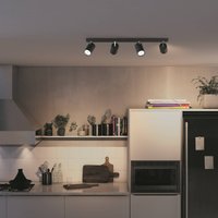 Philips myLiving Kosipo spot GU10 nero 4 luce Philips