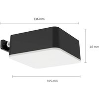 Philips Applique a LED Vynce, testa 10,5 x 10,5 cm Philips
