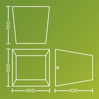 Philips Applique da esterno LED Alix UE, antracite, alluminio, IP44 Philips