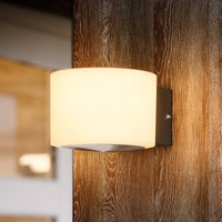 Philips Applique da esterno LED Otis UE, bianco, acciaio, IP44 Philips
