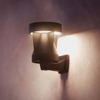 Philips Applique da esterno LED Avery, nero, IP44 Philips