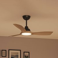 Ventilatore LED Philips Olas, Ø 106 cm, marrone/nero, silenzioso Philips