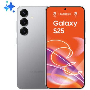 Samsung Galaxy S25 Smartphone AI, Display 6.2” FHD+ Dynamic AMOLED 2X, Fotocamera 50MP, RAM 12GB, 256GB, 4.000 mAh, Silver shadow Samsung