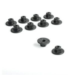 10 clip di fissaggio cofani sportello anteriore dado in plastica per Dacia Lodgy