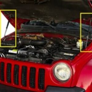 Pistoncini a Gas Cofano Motore Anteriore JEEP Cherokee Liberty KJ 2001-2007