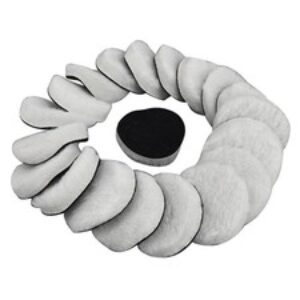 20Pcs / Set 7.6cm Lana Ceretta Lucidatura Pastiglia Cofani Abrasivo Auto Tampone