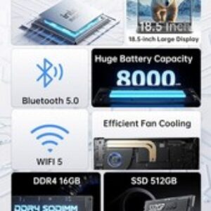 ACEMAGIC AX18 18,5″ computer portatile Intel 12th N150 16 GB RAM DDR4 512 GB SSD Win11 PRO BT