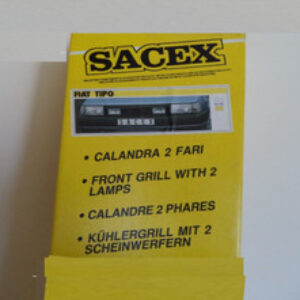 MASCHERINA CALANDRA CON DUE FARI PER FIAT TIPO TUTTI I TIPI  SACEX 33.50