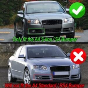 Griglia radiatore griglia a nido d’ape griglia decorativa per Audi A4 Standard B7 2005-2008