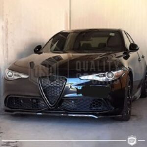 GRIGLIA Anteriore PER Alfa Romeo Giulia Mascherina Sportiva NERO LUCIDO Tuning