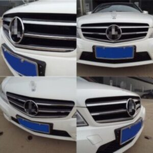 GRIGLIA RADIATORE AMG SPORT PLUS LUCIDA GRIGLIA PESANTE PER MERCEDES CLASSE C W204 S204