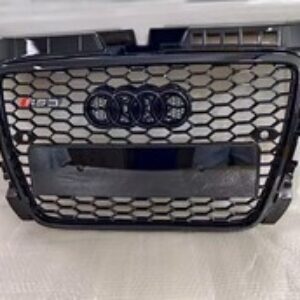 Audi A3 S3 8P 2008-2012 Griglia anteriore stile RS nera a nido d’ape lucidata