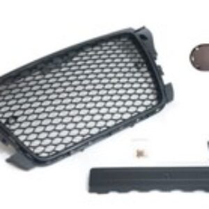Per Audi A3 8P griglia radiatore anteriore griglia a nido d’ape supporto emblema + griglia di ventilazione 08-13