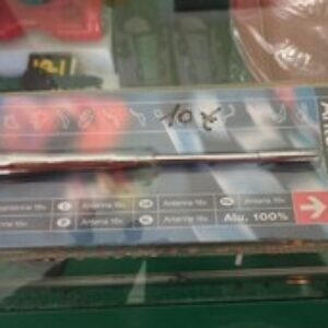 Antenna autoradio corta mini sportiva tuning alluminio per auto 180 mm