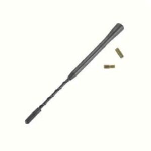 Antenna Flessibile Antirumore per Auto 22cm per Segnale FM/AM Gomma Durevole