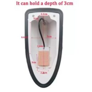 Antenna a Pinna di Squalo per Tetto Auto Nera Universale Adesiva Segnale Radio