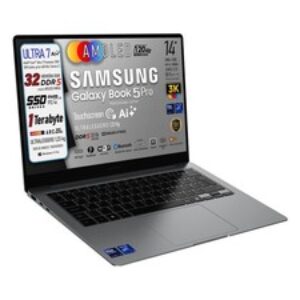 Samsung GalaxyBook5 Pro AMOLED 3K 14”Touch, Ultra7, Ram 32Gb, SSD 1Tb, Win11Pro