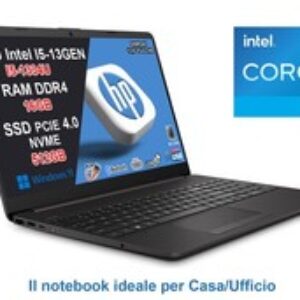 NOTEBOOK HP I5-1334U 16GB RAM 512GB SSD 15.6 W11 GARANZIA 36 MESI PN:B2NK9ES