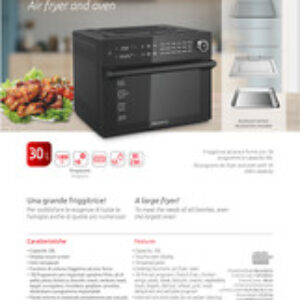 Friggitrice ad Aria Calda Family BENEDETTA 30 Litri come ariete moulinex philips