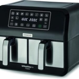 Kenwood Friggitrice ad Aria XXL 8L 1700W Dual Zone 2 Cestelli Nera HFM20.000MB