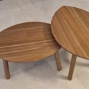 SET 2x TAVOLI IKEA STOCKHOLM 2 tavolini impiallacciatura di noce 102.397.13 Casa, arredamento e bricolage Arredamento