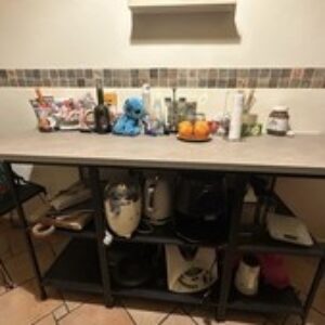 Tavolo / Isola Da Cucina Con 2 Ripiani Casa, arredamento e bricolage Arredamento