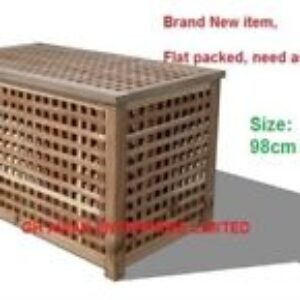 IKEA HOL Tavolo ad angolo soggiorno casa legno massello di acacia marrone 98×50 cm Home, Furniture & DIY Furniture