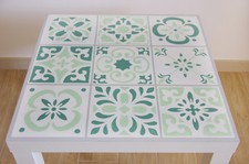 Tavolino caffè maioliche cementine design rètro decoro stile mediterraneo puglia Casa, arredamento e bricolage Arredamento