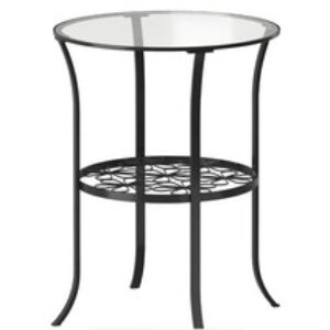 IKEA KLINGSBRO Tavolino Laterale Supporto per Piante in Vetro Nero/Chiaro, 49×62 cm Nuovo con scatola Home, Furniture & DIY Furniture