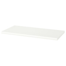 Tavolo scrivania IKEA LINNMON 100x45 cm ripiano preforato senza gambe incluse bianco Home, Furniture & DIY Furniture