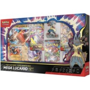 Pokémon Collezione con Statuina Mega Lucario-EX Box 5 Buste (ITA) – SIGILLATO Collezionismo Giochi di carte collezionabili box sigillati