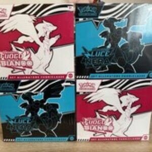 Pokémon ETB SIGILLATI ITA – Fuoco Bianco & Luce Nera -Set Allenatore Fuoriclasse Collezionismo Giochi di carte collezionabili box sigillati