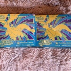 2 SEALED ETBS Pokemon TCG – Ascended Heroes Pokemon Center ETB Elite Trainer Box Collectables Collectable Card Games box sigillati