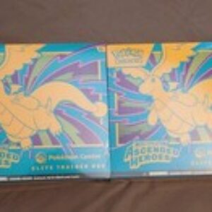 Pokemon TCG – Ascended Heroes Pokemon Center ETB Elite Trainer Box Sealed x 2 #2 Collectables Collectable Card Games box sigillati