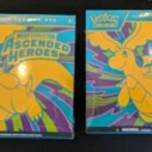Pokemon Mega Evolution Ascended Heroes Elite Trainer Box New & Factory Sealed Collectables Collectable Card Games box sigillati