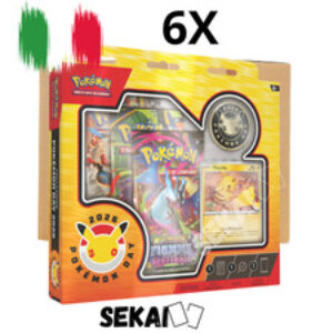 POKEMON COLLEZIONE POKEMON DAY 2026 – CASE SIGILLATO 6X ITALIANO PRONTA CONSEGNA Collezionismo Giochi di carte collezionabili box sigillati
