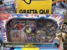 box sigillati pokemon italiano | Collezione Con Statuina |maga Lucario Ex Collezionismo Giochi di carte collezionabili box sigillati