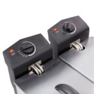 FRIGGITRICE FRIGGITRICI DOPPIA TRISTAR IN ACCIAIO FR6937 6 LITRI 3600W 2 VASCHE