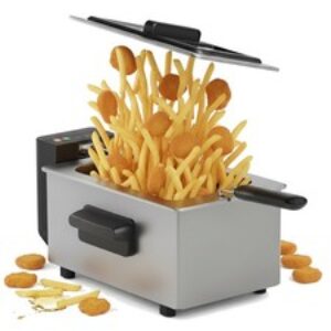 FRIGGITRICE AD OLIO 3 LITRI IN ACCIAIO INOSSIDABILE 2000 WATT TRISTAR FR-9334