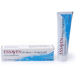 Essaven Gel con Escina 1% per Gambe Stanche, Gonfie e Pesanti Tubo da 80g Essaven
