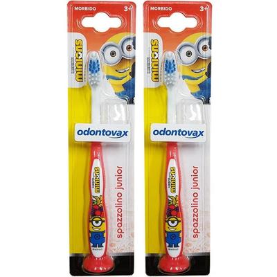 Odontovax Spazzolino Junior Minions Rosso Igiene Orale 2x1 St