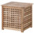 IKEA HOL Tavolino Portaoggetti Laterale Acacia Pratico Spazio Portaoggetti 50×50 cm Home, Furniture & DIY Furniture