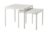 Nuovissimo IKEA HEMBJUDEN Nido di tavoli, set di 2, bianco, metallo, 60512521 Home, Furniture & DIY Furniture